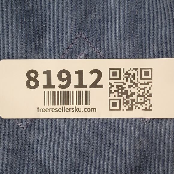 Vintage 70s Wrangler Bootcut Corduroy Pants 27x31 Faded Blue - Picture 8 of 16